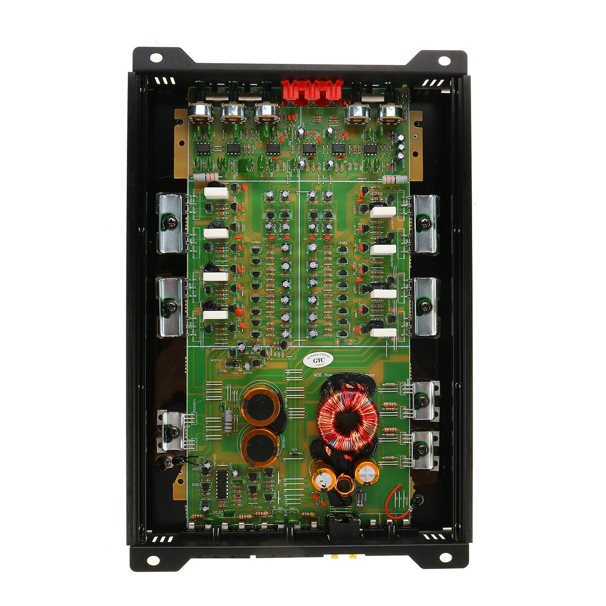 12V 8900W Car Power Amplifier 4 Channel Class Slim Subwoofer Stereo Surround