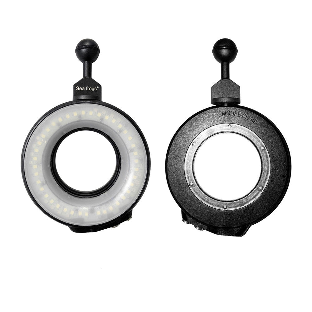 Sea Frogs SL-108 67mm 40M Underwater Waterproof Diving 7500K Video Ring Flash Light