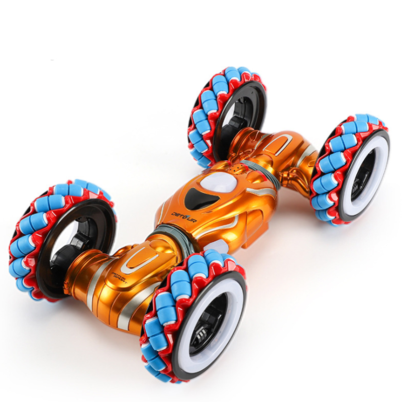 2.4G Gesture Sensor Twisted RC Stunt Car Light Music Remote Control Dancing Truck for Kids Toys Vehicles Model