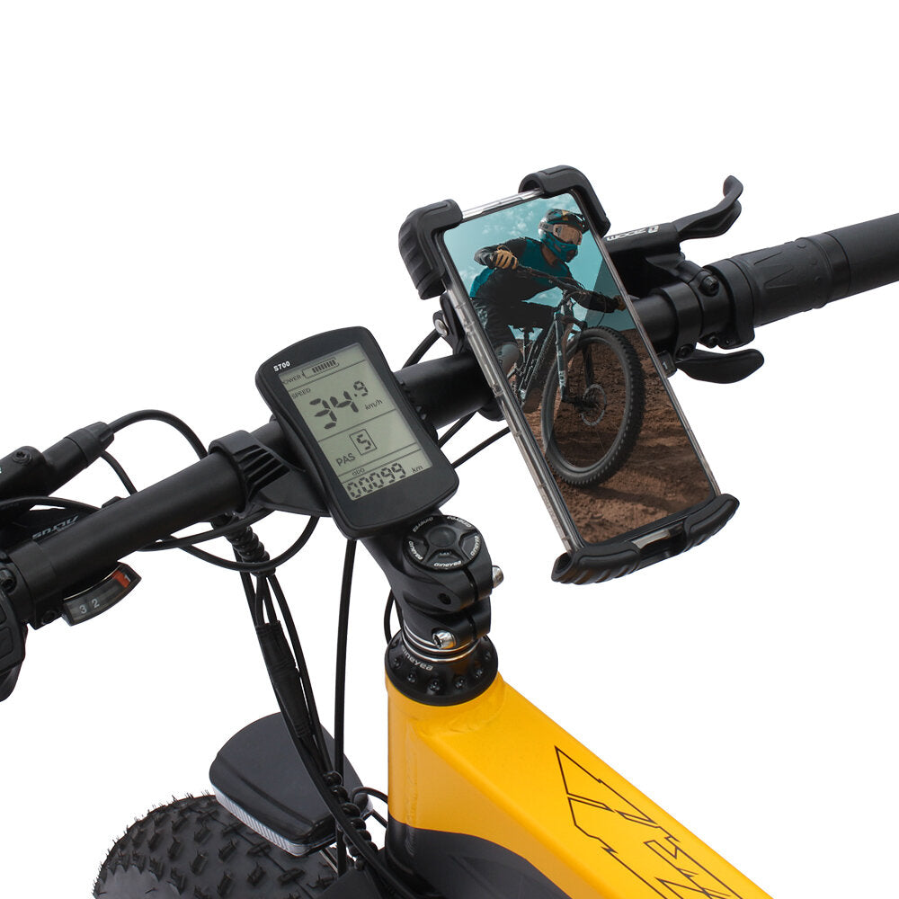 Universal Bike Phone Holder Bicycle Mobile Cellphone Holder Electric Scooter Motorcycle Suporte Shockproof For 4.7"-6.8" Cell Phone