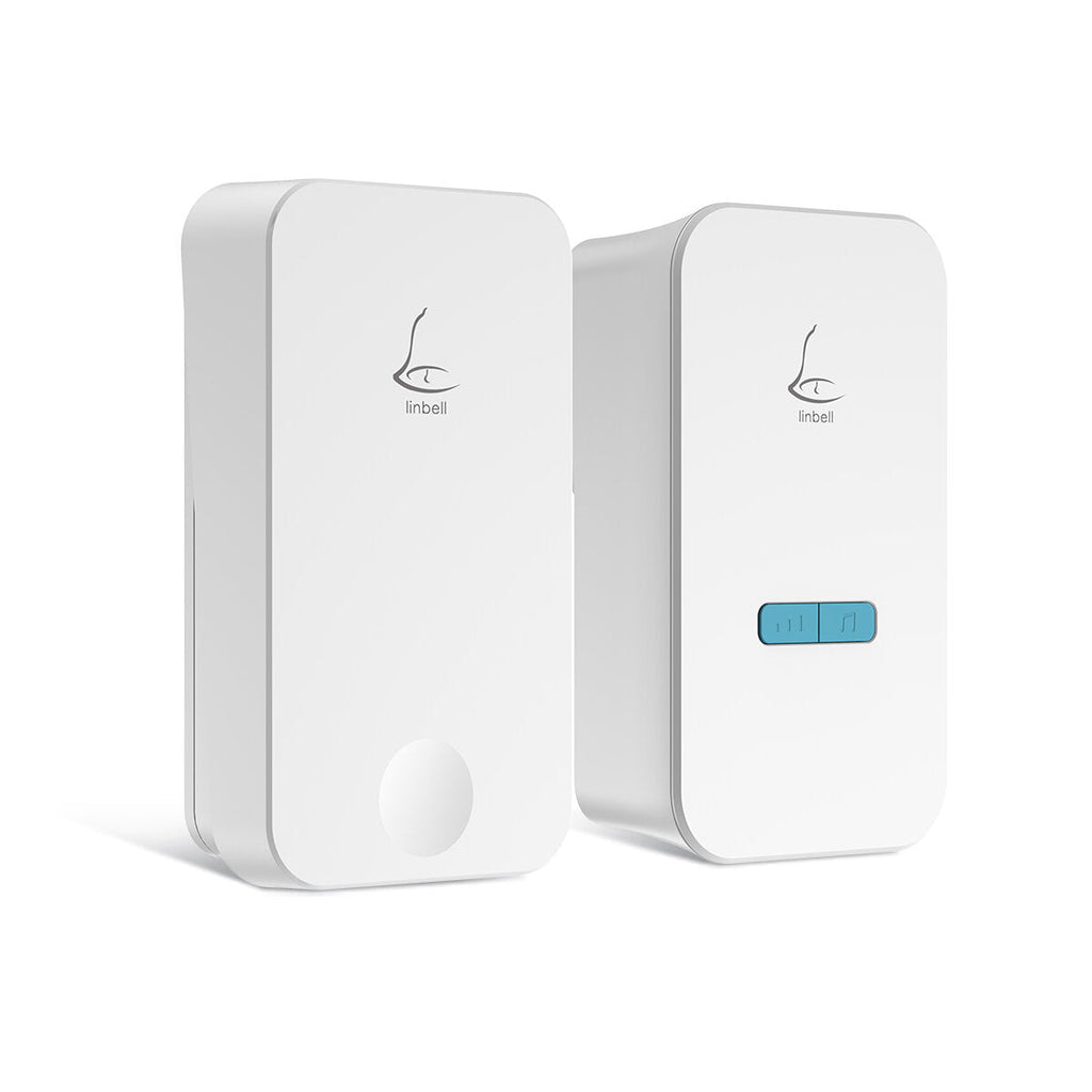 Self-powered 1 Receiver 1 Transmitter Wireless Smart Doorbell Home Dingdong Music Electronic Doorbell Pager