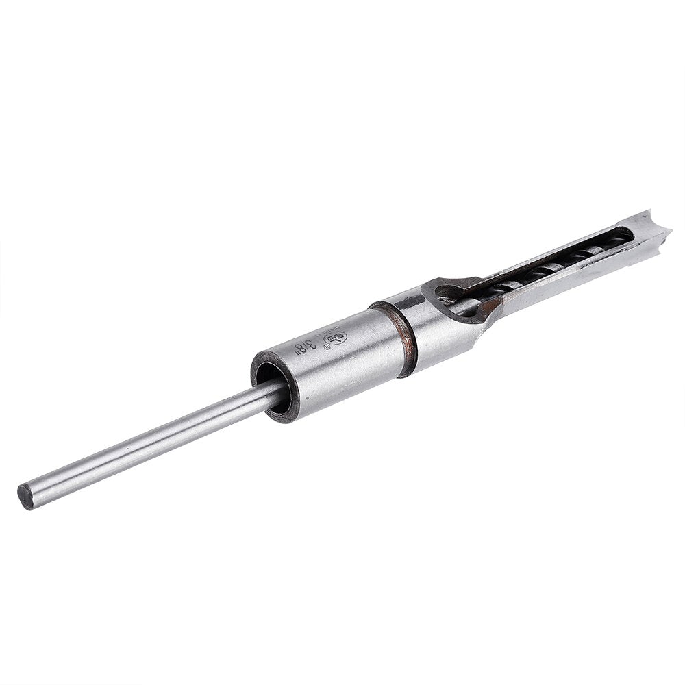 6.35/7.94/9.5/12.7mm Square Hole Drill Bit Mortising Chisel 1/4 to 1/2 Inch