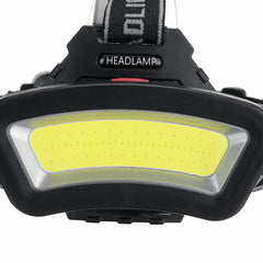 600LM COB LED Headlamp USB Rechargeable 4 Modes Flashlight Mini Waterproof Headlight Torch