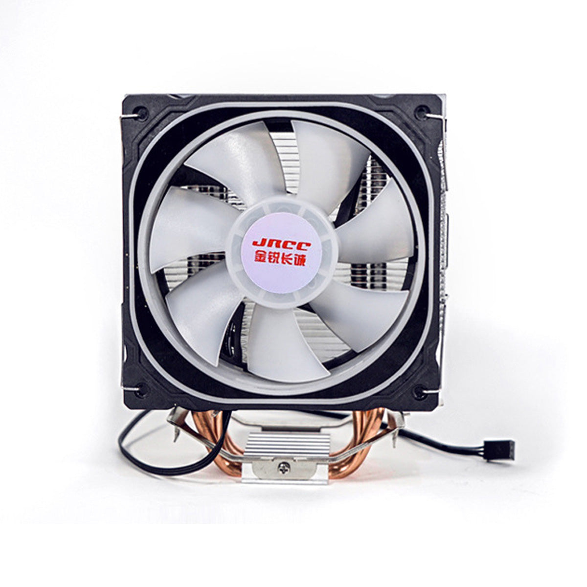 12CM 1300RPM 4 Copper Tube RGB Color Change CPU Cooling Fan Intelligent Speed Regulation