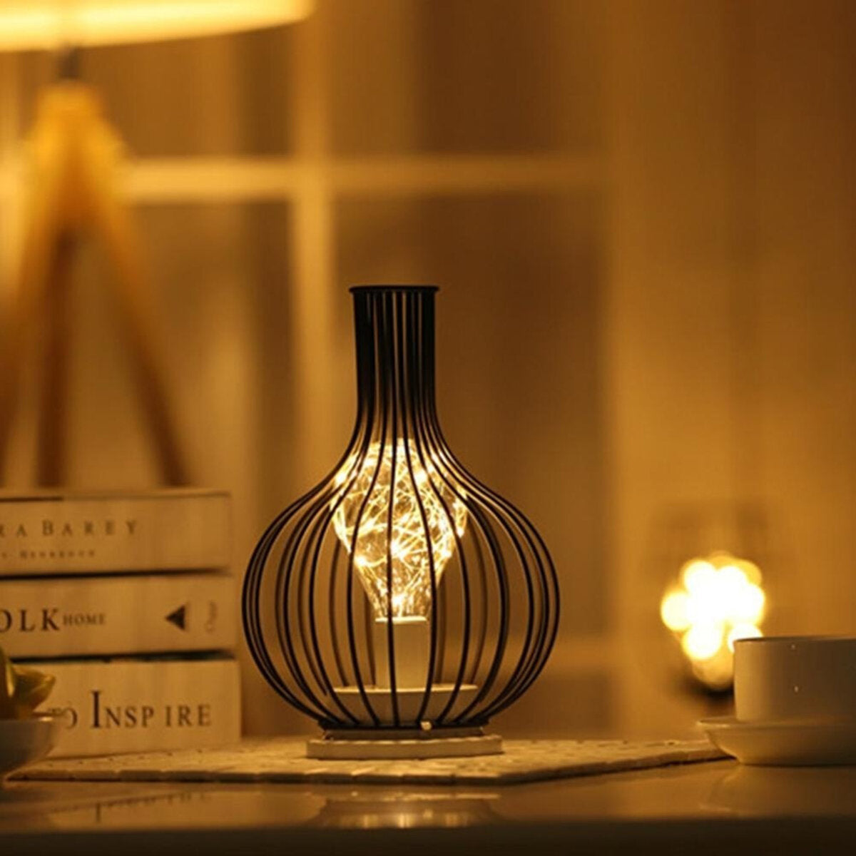 Table Lamps Bedroom Living Room LED Bedside Light Modern Art Bed Lamp Night Light Office Desktop Decoration