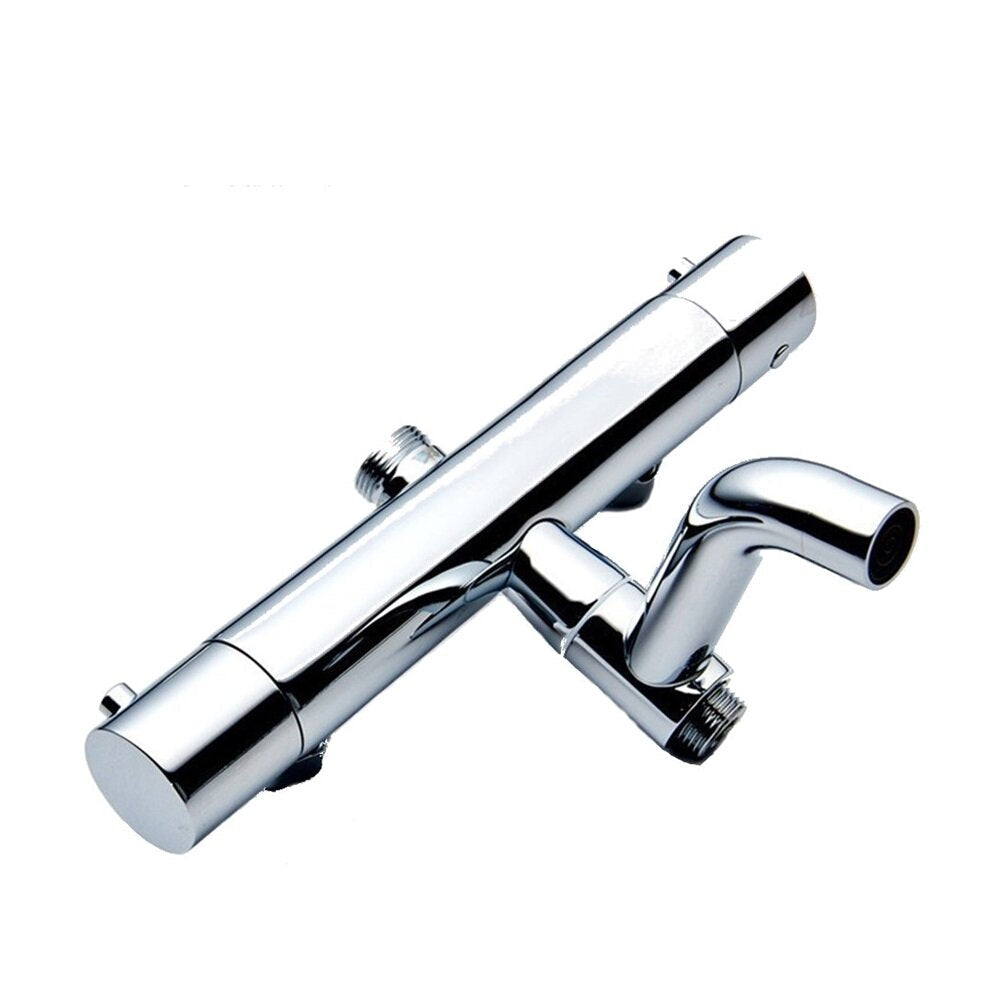 Copper Black Thermostatic Faucet Shower Electric Water Heater Valve Mixer