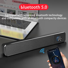Bluetooth Speaker Hi-Fi 4D Stereo Surround Sound Bass Subwoofer Dual Drivers Noise Reduction Soundbar Computer Speaker Home Theater
