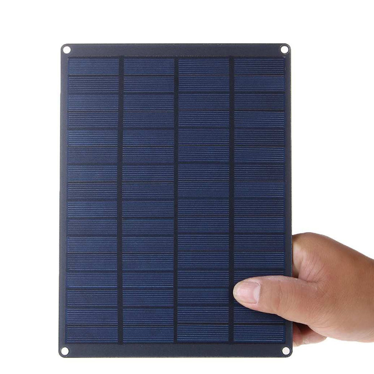 6W 18V Portable Solar Panel Kit Outdoor Camping Car Caravan Boat Charger Battery