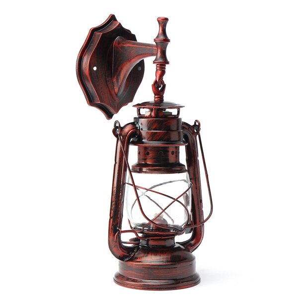 Antique Vintage Exterior Lantern Wall Lamp Bar Cafe Sconce Lighting Fixture