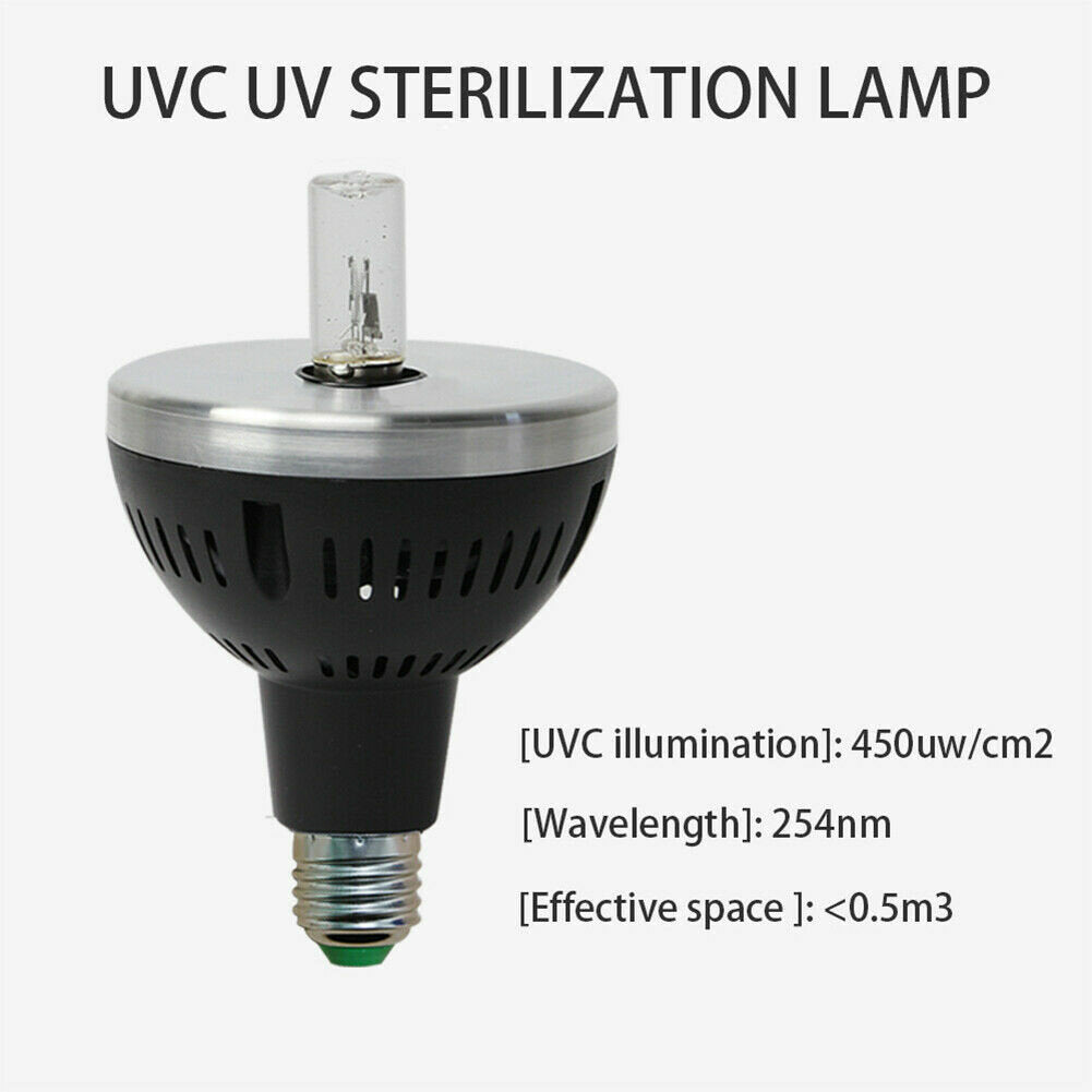 UVC UV Lamp Ultraviolet Light Bulb 3W 110/220V Blacklight