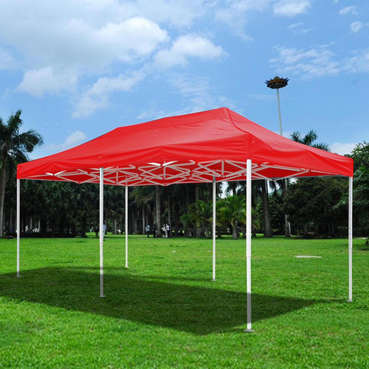 10x20ft Canopy Top Cover Replacement Tent Patio Gazebo 420D UV Sunscreen Sunshade