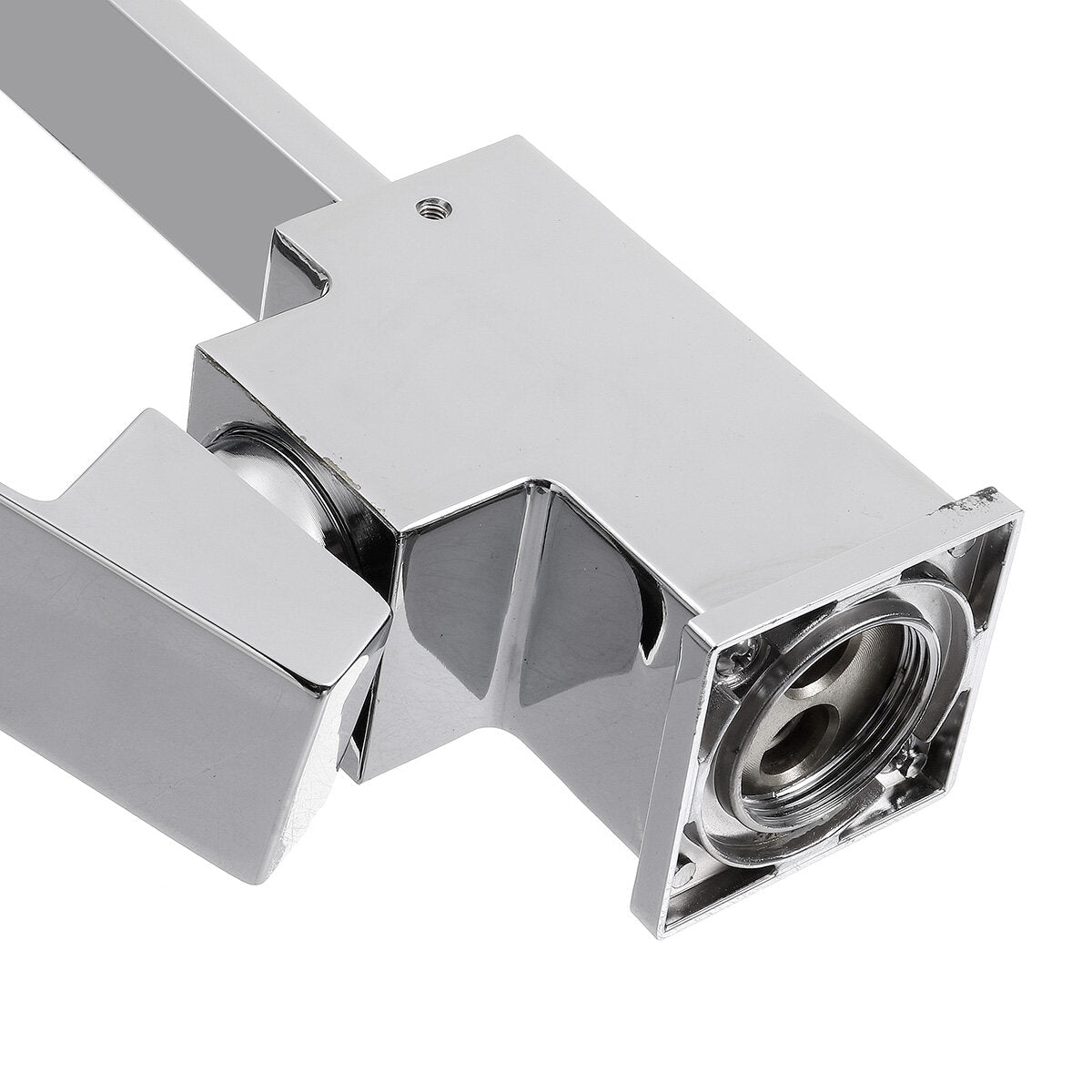 Modern Swivel Spout Kitchen Sink Taps Basin Mixer Tap Square Brass Faucet