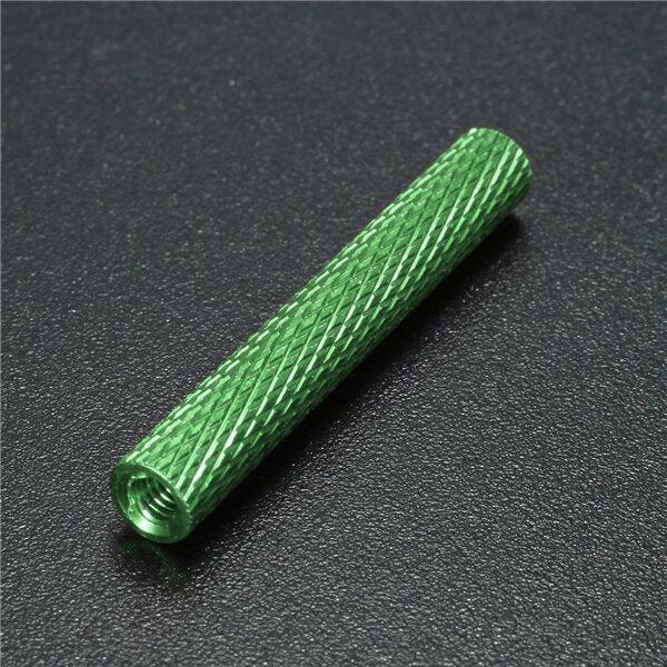 M3AS8 10Pcs M3 35mm Knurled Standoff Bolt Aluminum Alloy 6061 Anodized Spacer Multicolor