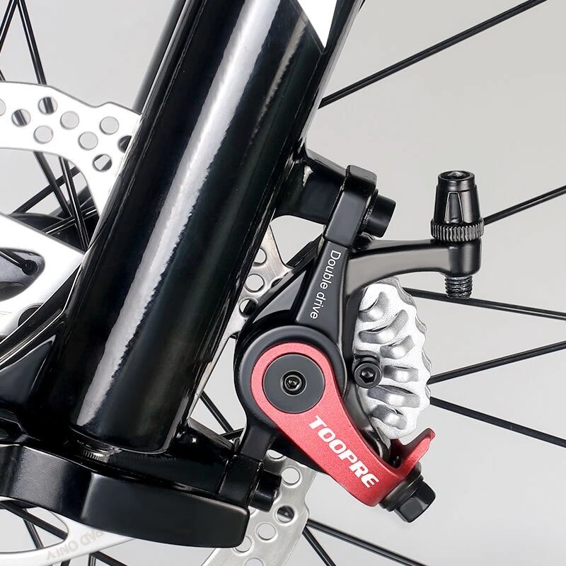 MTB Bicycle Mountain Bike Dual Drive Disc Brake Groupset Universal Electric Bicycle Scooter Bilateral Piston Drive Brake Caliper