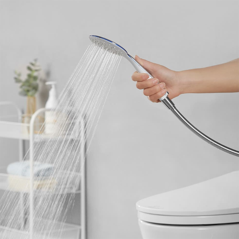 Bathroom Handheld Pressurized Shower Head 3 Mode Adjustable SPA Massage Rainfall Spray Silicone Water Panel Bath Shower Head from