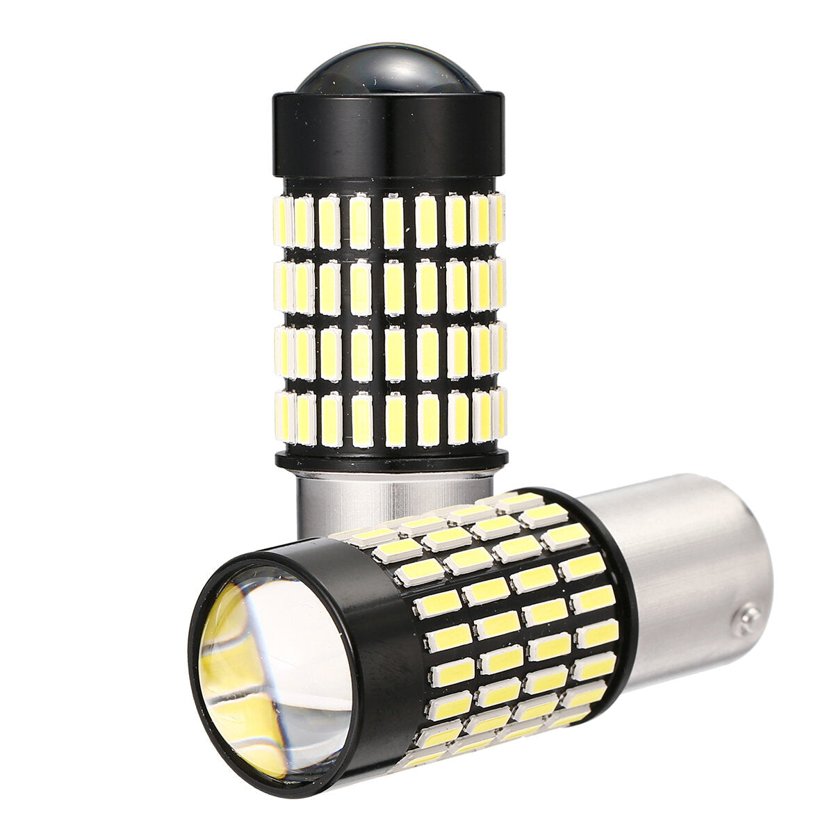 2PCS 2000LM LED Car Reversing Lights Turn Signal Lamp Canbus Error Free 360 Degree Beam Angle Plug Play