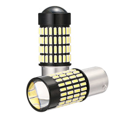 2PCS 2000LM LED Car Reversing Lights Turn Signal Lamp Canbus Error Free 360 Degree Beam Angle Plug Play