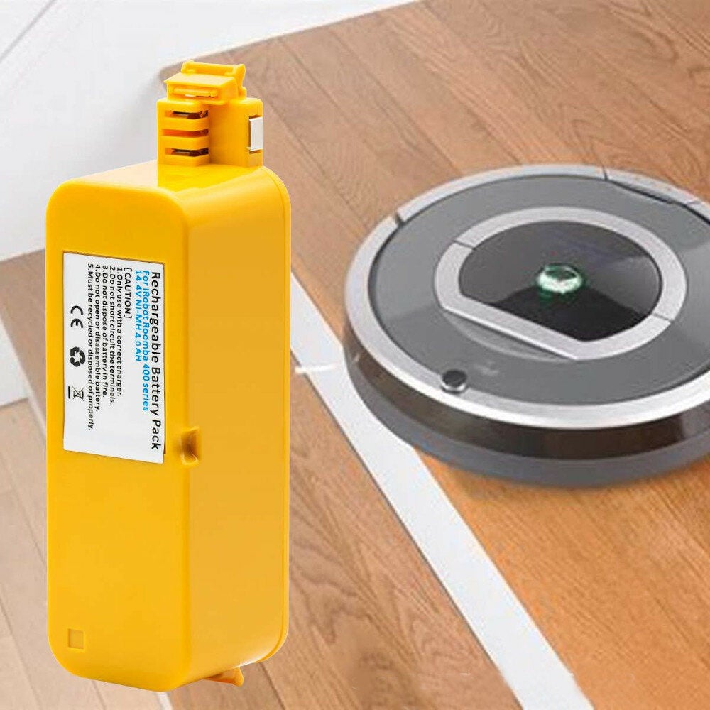 14.4V 3500mAh/4000mAh Large Capacity Ni-Mh Battery for IRobo 4000/4100/4210/800 Series