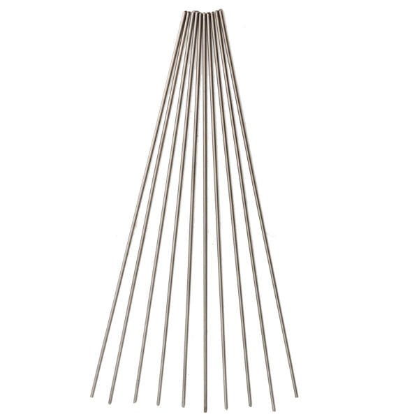 10pcs 2mmx250mm Titanium Round Bar Grade 5 Rod Tube