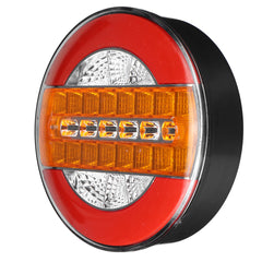 12-24V LED Hamburger Rear Tail Lights Reversing Lamp Stoplight For Truck Lorry Van Caravan Bus Camper