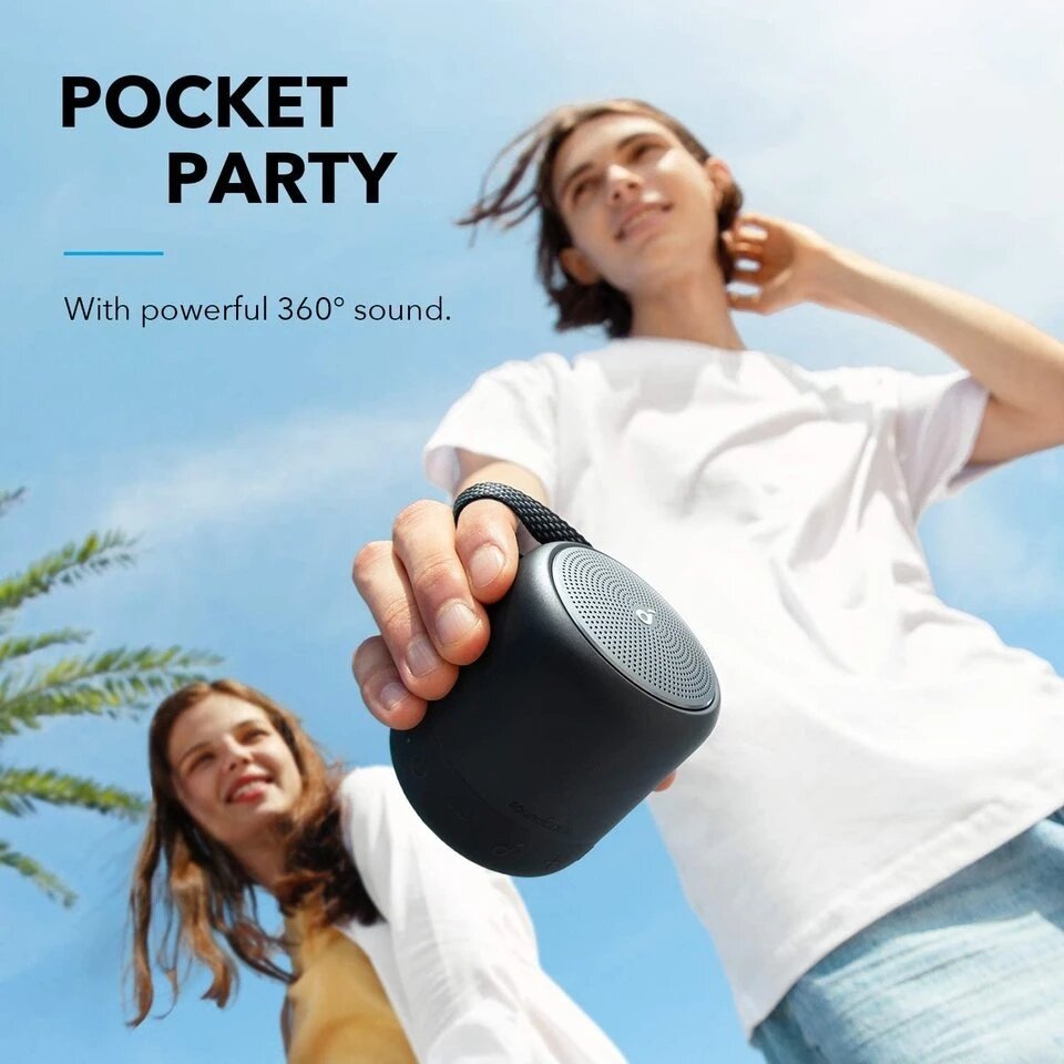 Bluetooth Speaker BassUp PartyCast Technology Waterproof IPX7 15H Playtime Speaker