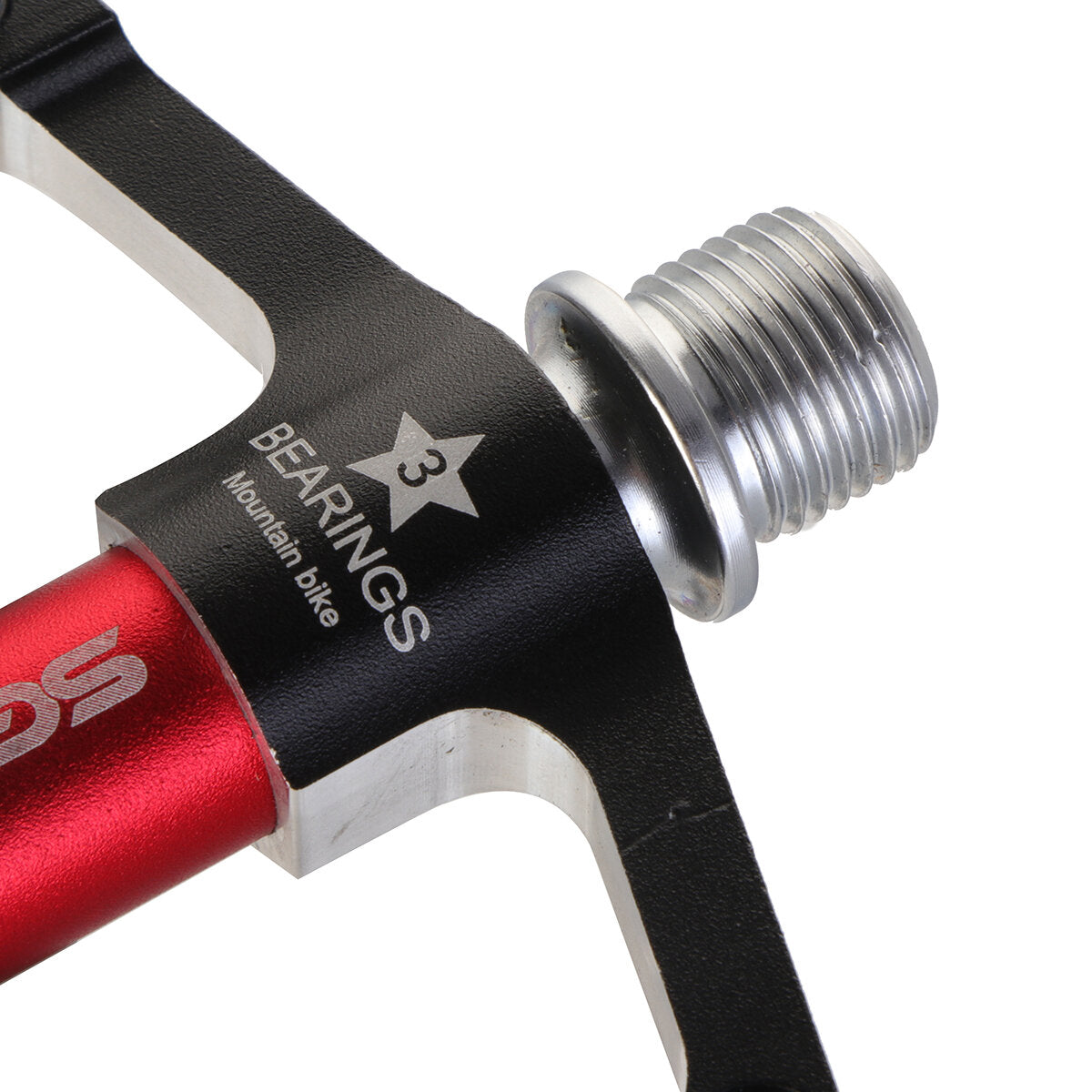 1Pair Bicycle Pedals 3 Bearings Platform Bicycle Flat Non-Slip Outdoor Cycling Flat Pedals