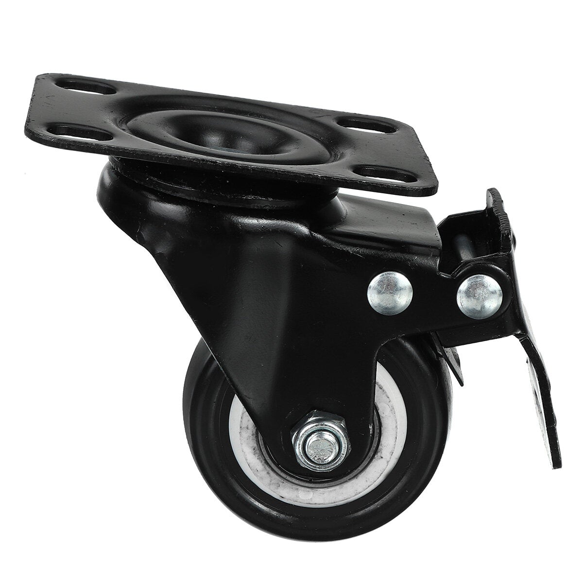 4pcs 2" 50mm Swivel Castor Wheel Heavy Duty 200KG Trolley Furniture Caster Rubber