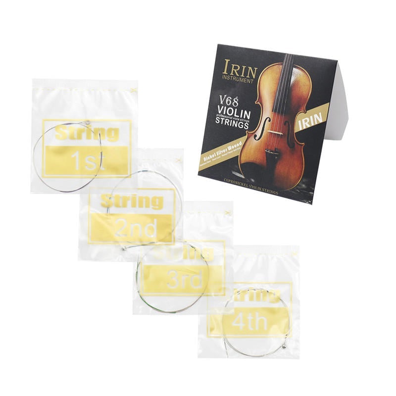 4Pcs V68 Violin Strings for 1/8 1/4 1/2 3/4 4/4 Common Size