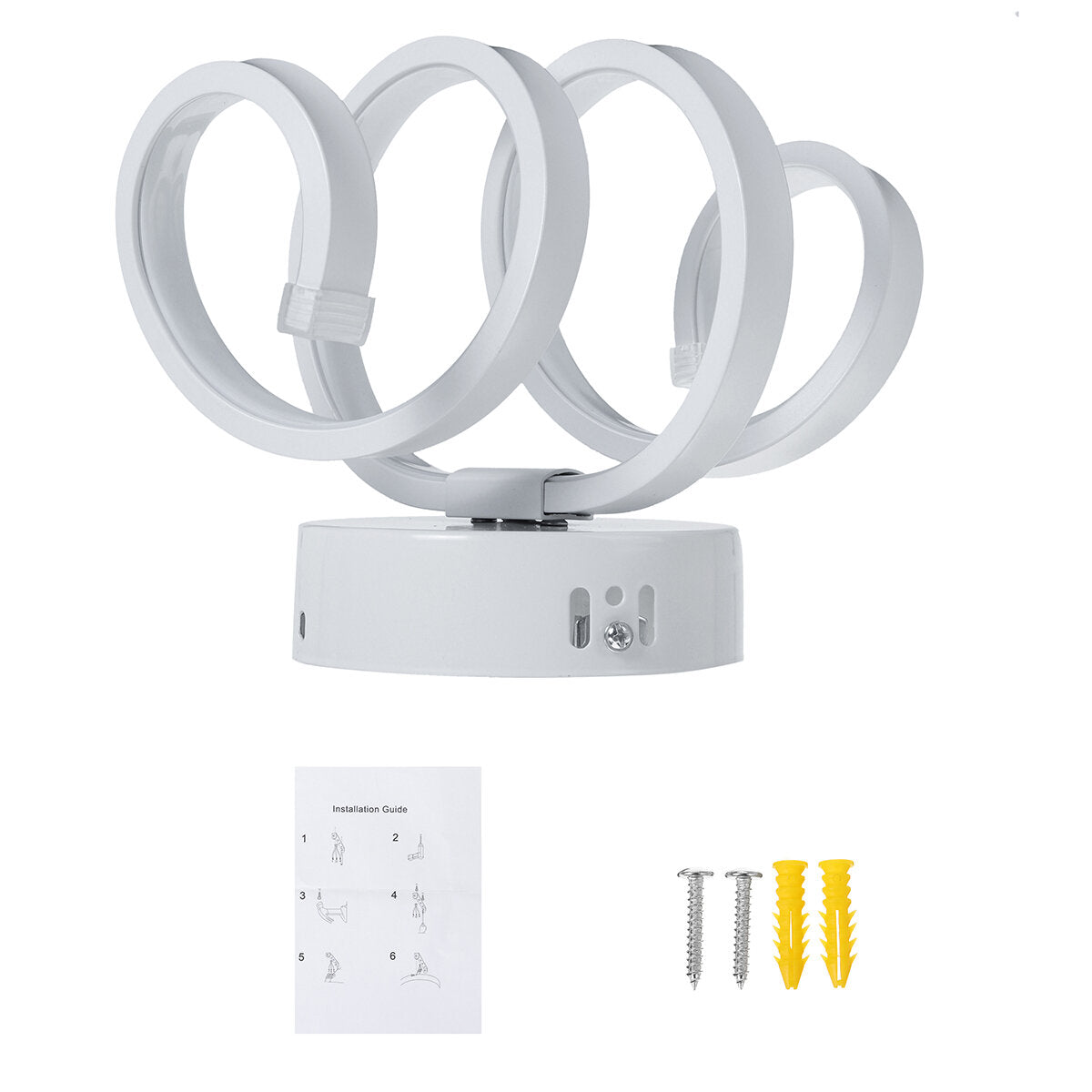 9W LED Ceiling Light RGB Speaker Dimmer Wall Lamp Installation Light PC