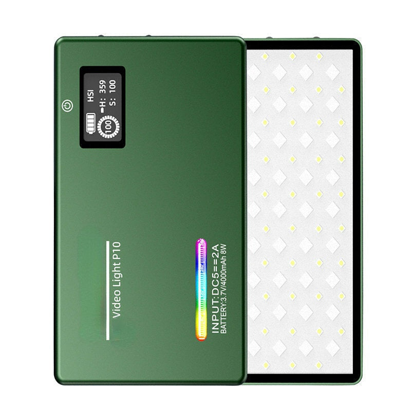 LED Video Light 2500K-8500K Photography Studio Video Dimmable Fill Light with App Control for DSLR Camera Mobile Phone Live Broadcast