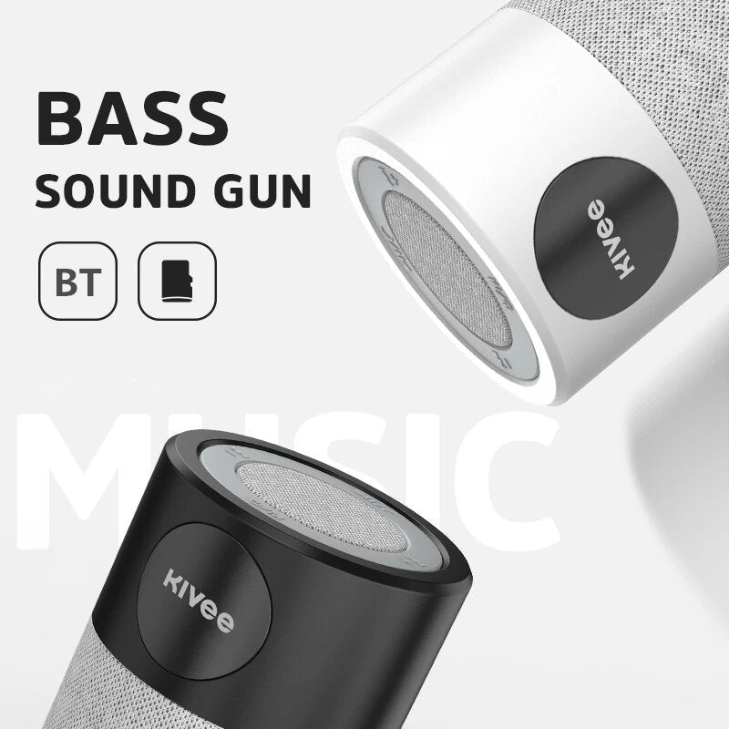 Wireless Bluetooth Speaker Portable Column Hi-Fi Stereo Bass Loudspeaker Colorful Lamp FM Radio IPX5 Waterproof Speakers