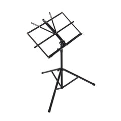 Adjustable Foldable Sheet Music Violin Stand Holder Tripod Base Metal with Carry Bag