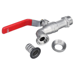 Water Tank Tap Outlet Connector Faucet Brass Valve Thread Mounting 1/2''