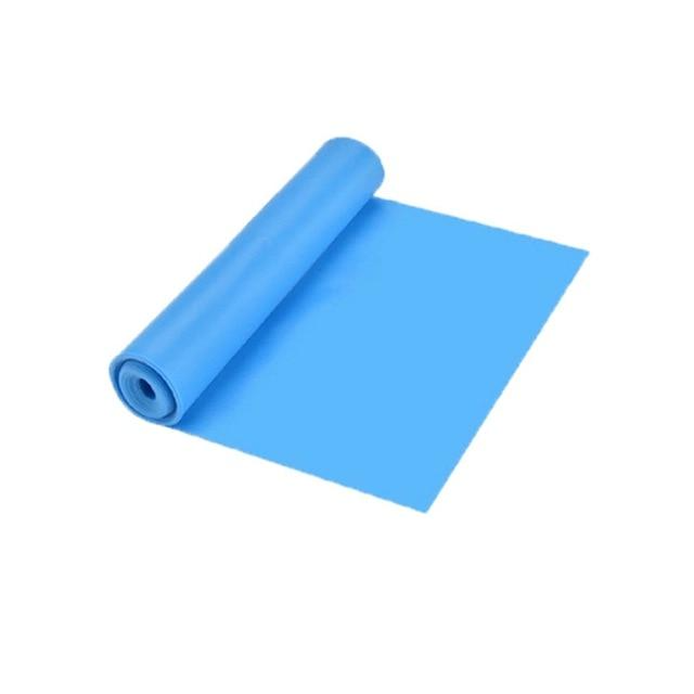 Yoga Pilates Natural Gym Stretch Resistance Exercise Fitness Training Elastic 150cm Rubber Band