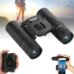 100x22 Folding HD Binoculars High Powered Night Vision Telescope Outdoor Camping Travel
