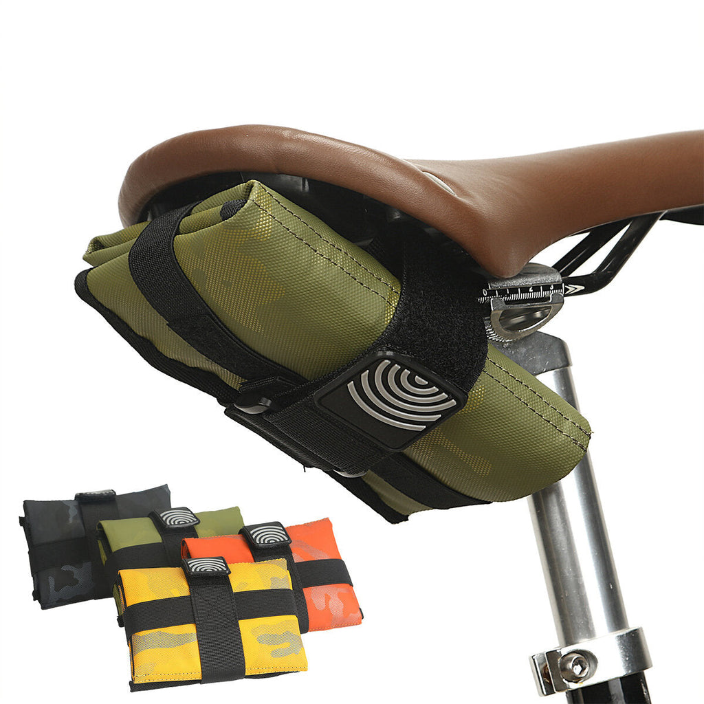 Bicycle Foldable Saddle Tool Bag Bicycle Tire Repair Kit Bike Saddle Pouch Included Repair Accessories