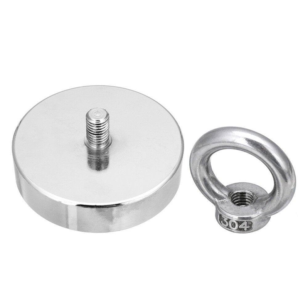 35-600KG Neodymium Fishing Salvage Recovery Magnet with 20M Rope and Gloves For Detecting Metal Treasure