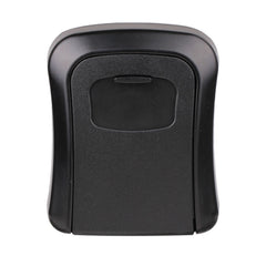 Wall Mounted 4-Digit Combination Lock Key Safe Storage Box Home Gate Coffer