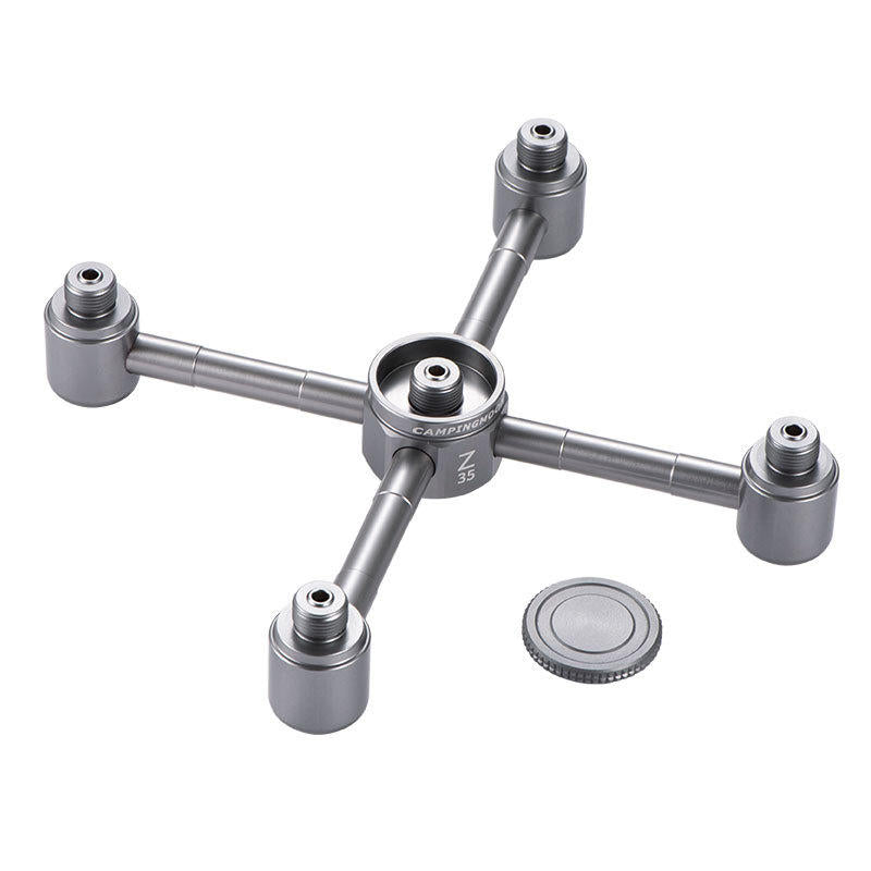 Aluminium Alloy Gas Tank Adapter Stove Converter Outdoor Cooking Stove Tools