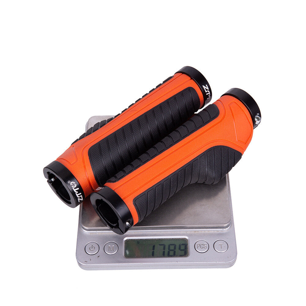 22.2mm Anti-slip City Bike Cycling Ergonomics Grips Lockable Handle Grip Bicycle Accessories 1 Pair x Bicycle Grips Mountain Bike Parts