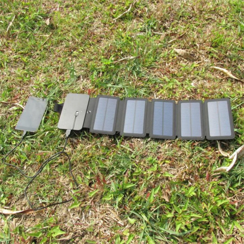 Sun Folding 10W Solar Cells Charger 5V 2.1A USB Output Devices Portable Solar Panels for Smartphones