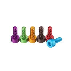 10Pcs M38mm Hex Socket Screw M3 Cap Head Bolt 7075 Aluminum Alloy Multicolor