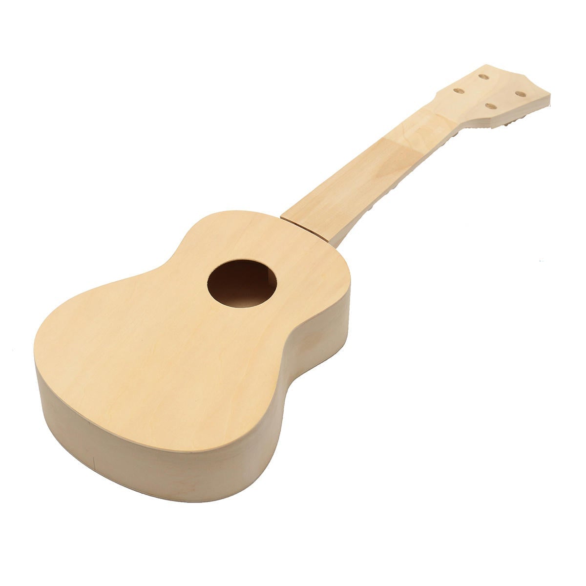 21'' Ukulele Soprano Hawaiian Guitar Kit Basswood Wooden Musical Instrument