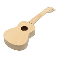 21'' Ukulele Soprano Hawaiian Guitar Kit Basswood Wooden Musical Instrument
