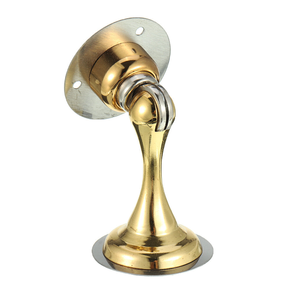 Solid Heavy Duty Stainless Steel Magnetic Door Stopper Hidden Floor Mount Door Catch Free Punching Door Holder w/ 3M Sticker