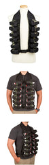12x Bottles Holster Tactical Belt Outdoor Party Bottle Vest