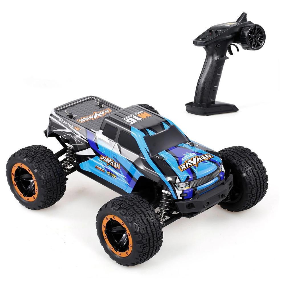 Brushed 2.4G 4WD 30km/h RC Car with LED Light Electric Off-Road Truck RTR Model