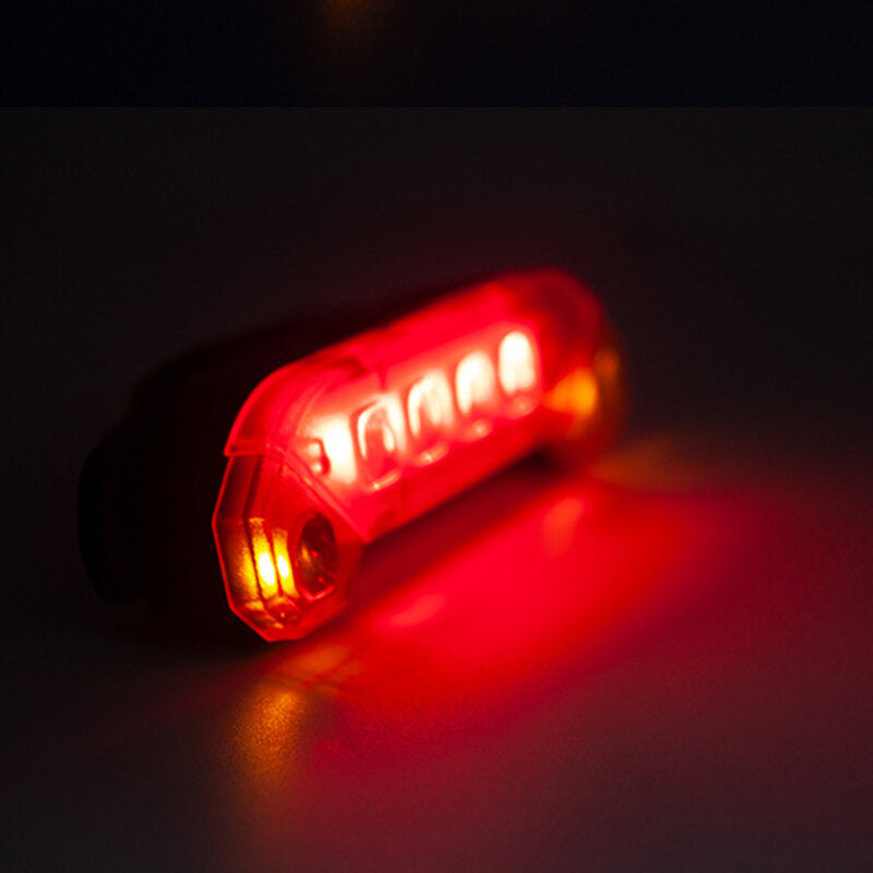 4-Modes 7 LED 400 Lumens Bicycle Rear Light USB Rechargeable Waterproof Cycling Tail Light For MTB Road Bike