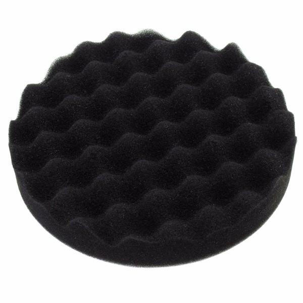 180mm Flat/Wave Sponge Polishing Waxing Buffing Pad Abrasive Tool, Pack 10