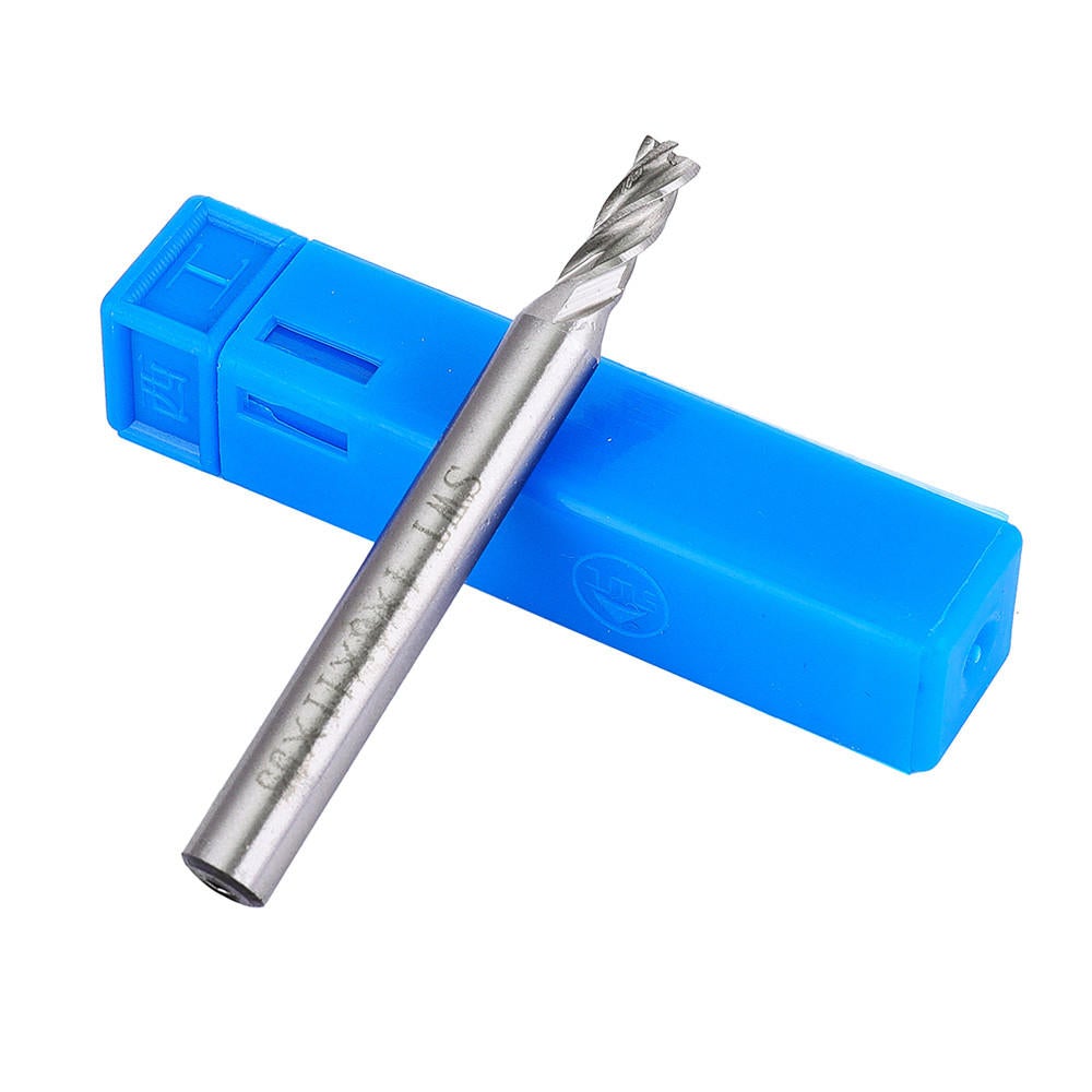 8pcs 2-12mm 4 Flute End Mill Cutter HSS Straight Shank Milling Cutter CNC Tool